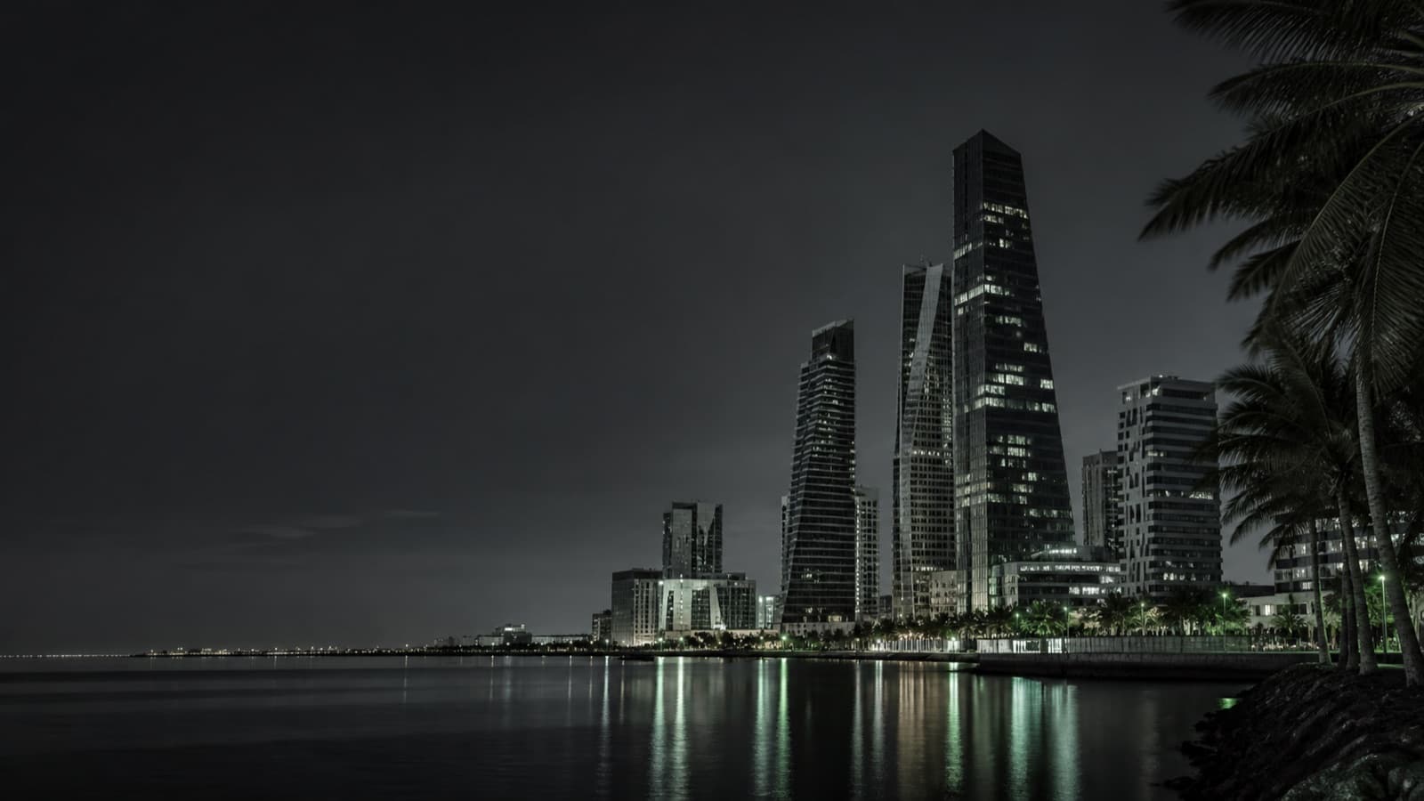 Jeddah at night